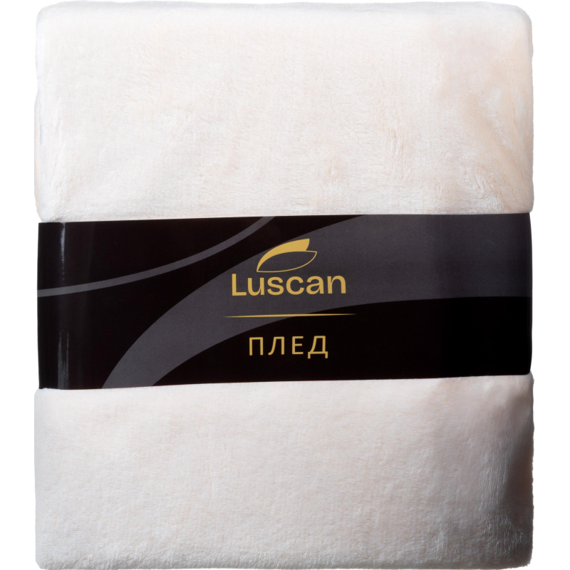 Плед микрофибра Luscan, бежевый 200х220 - фото 6