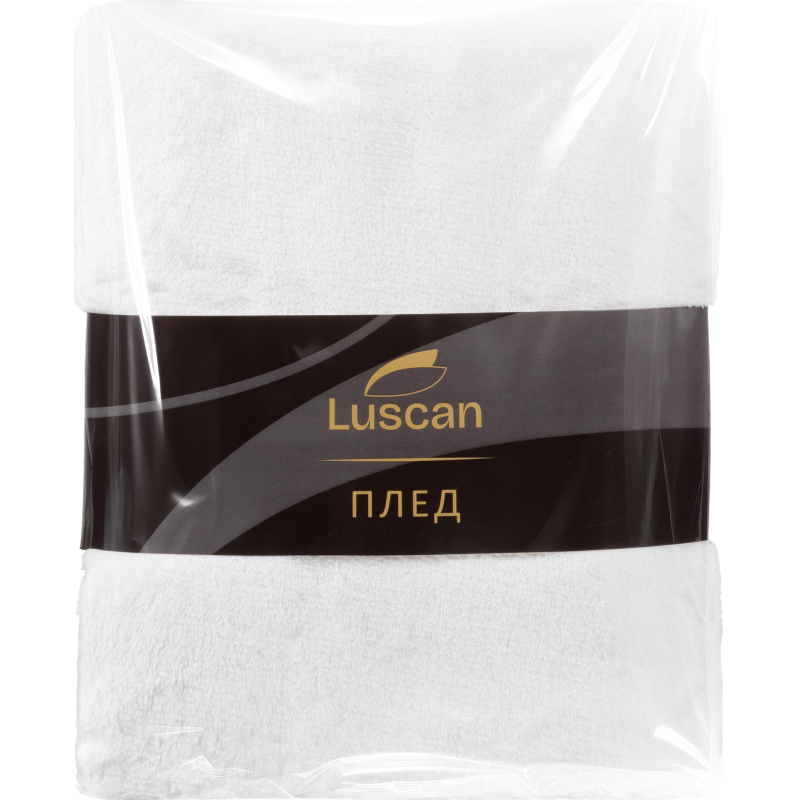 Плед микрофибра Luscan, молочный 150x200 - фото 5