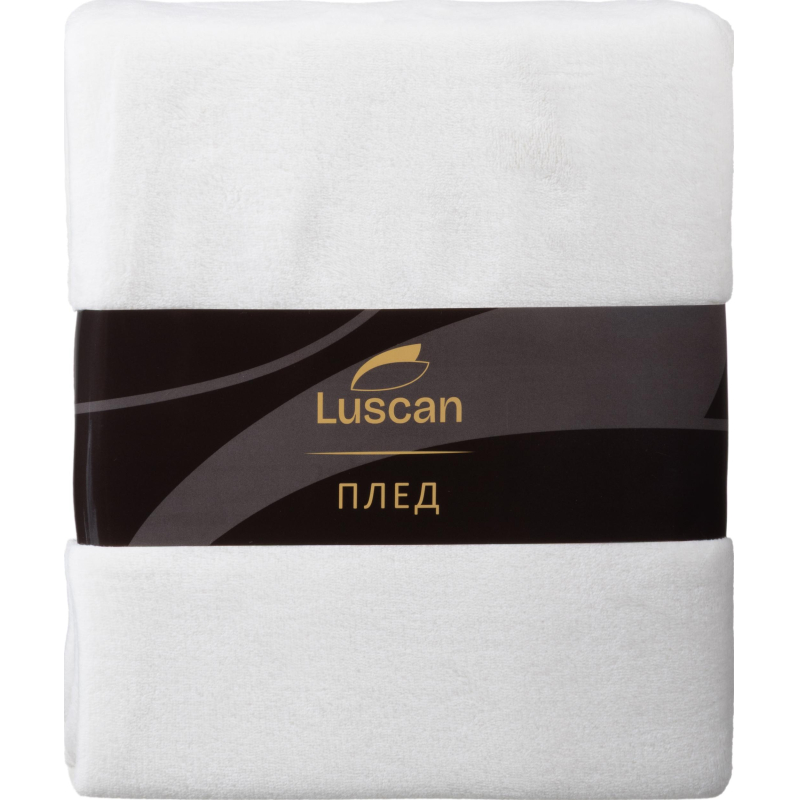 Плед микрофибра Luscan, молочный 200х220 - фото 6