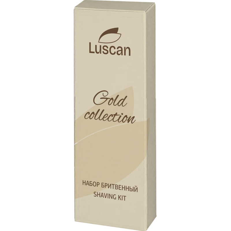 Набор бритвенный Luscan Gold Collection картон, 200шт/наб - фото 1