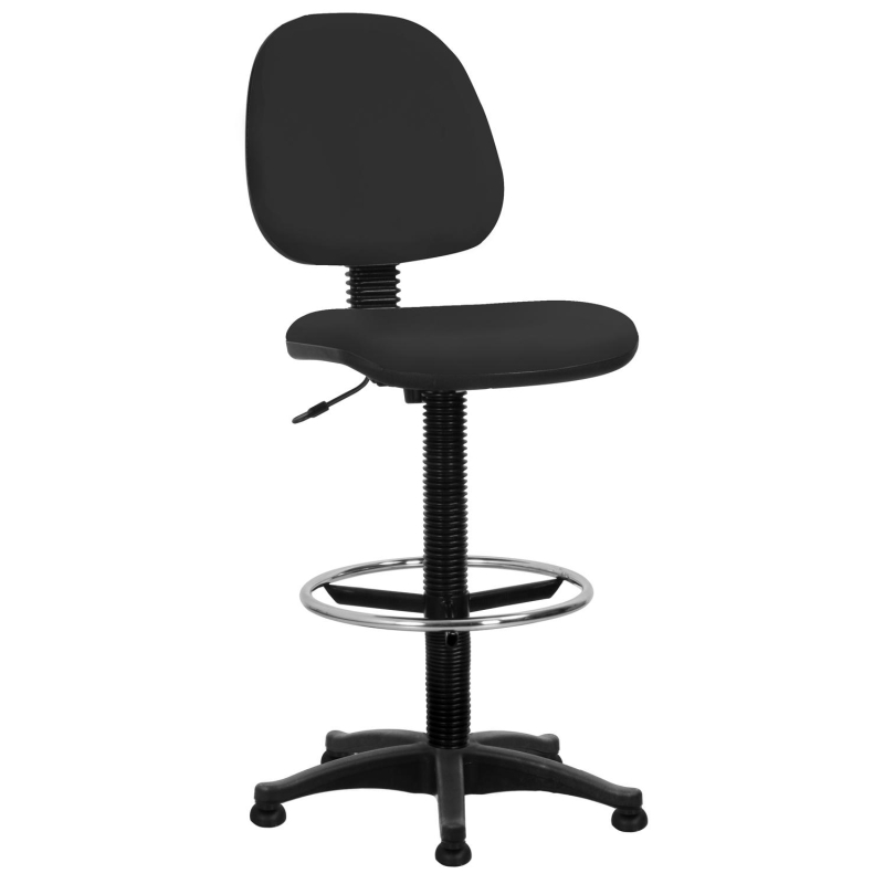 Кресло кассира UN_Regal gtsN3 ring base, вы с.база,ткань черная С-11x - фото 1