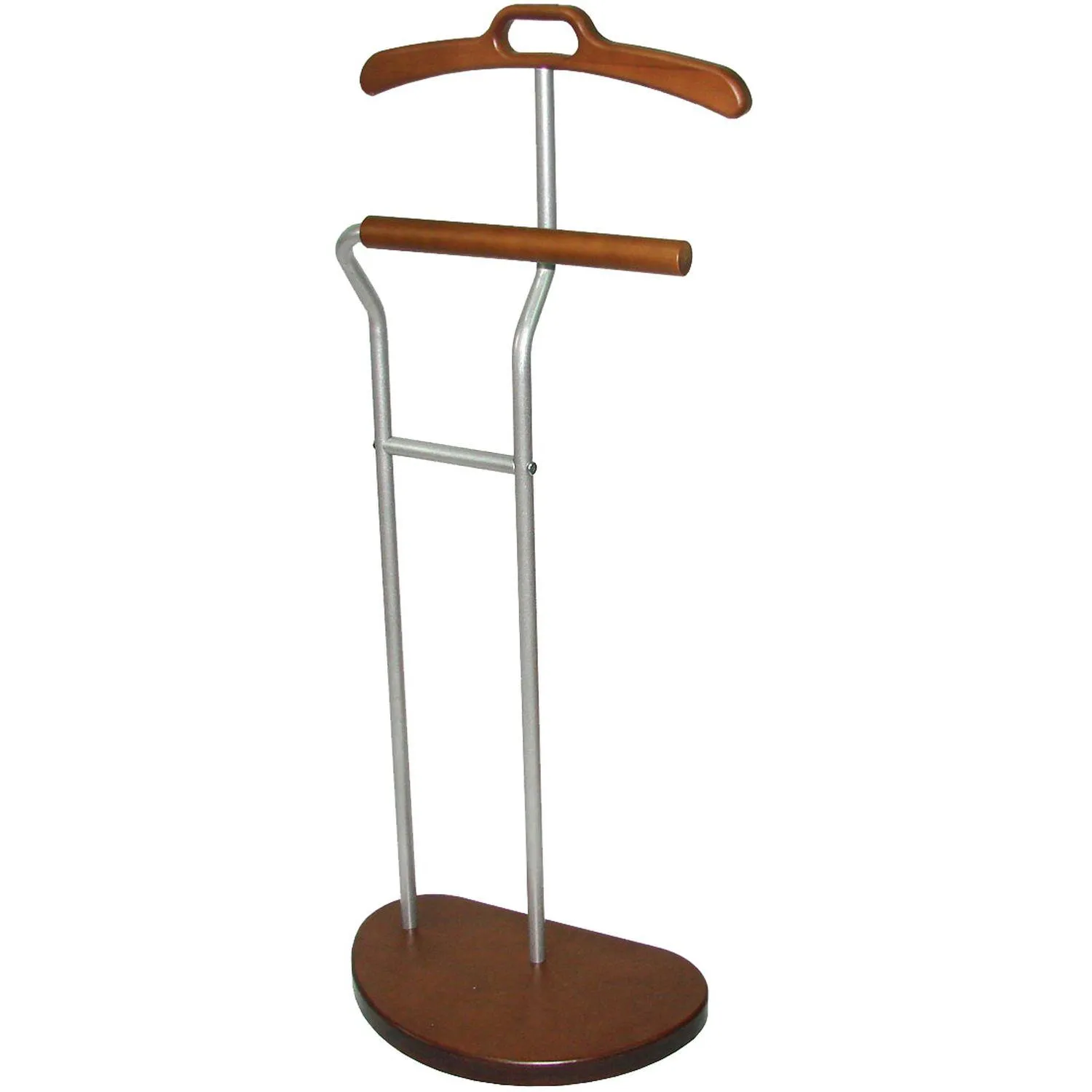 Вешалка ME_костюмная D10 металлик/орех - фото 5