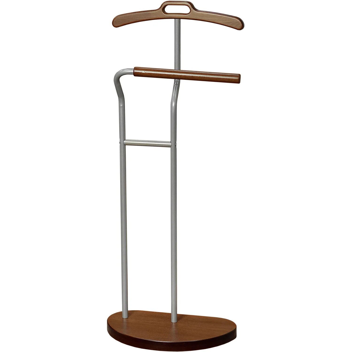 Вешалка ME_костюмная D10 металлик/орех - фото 6