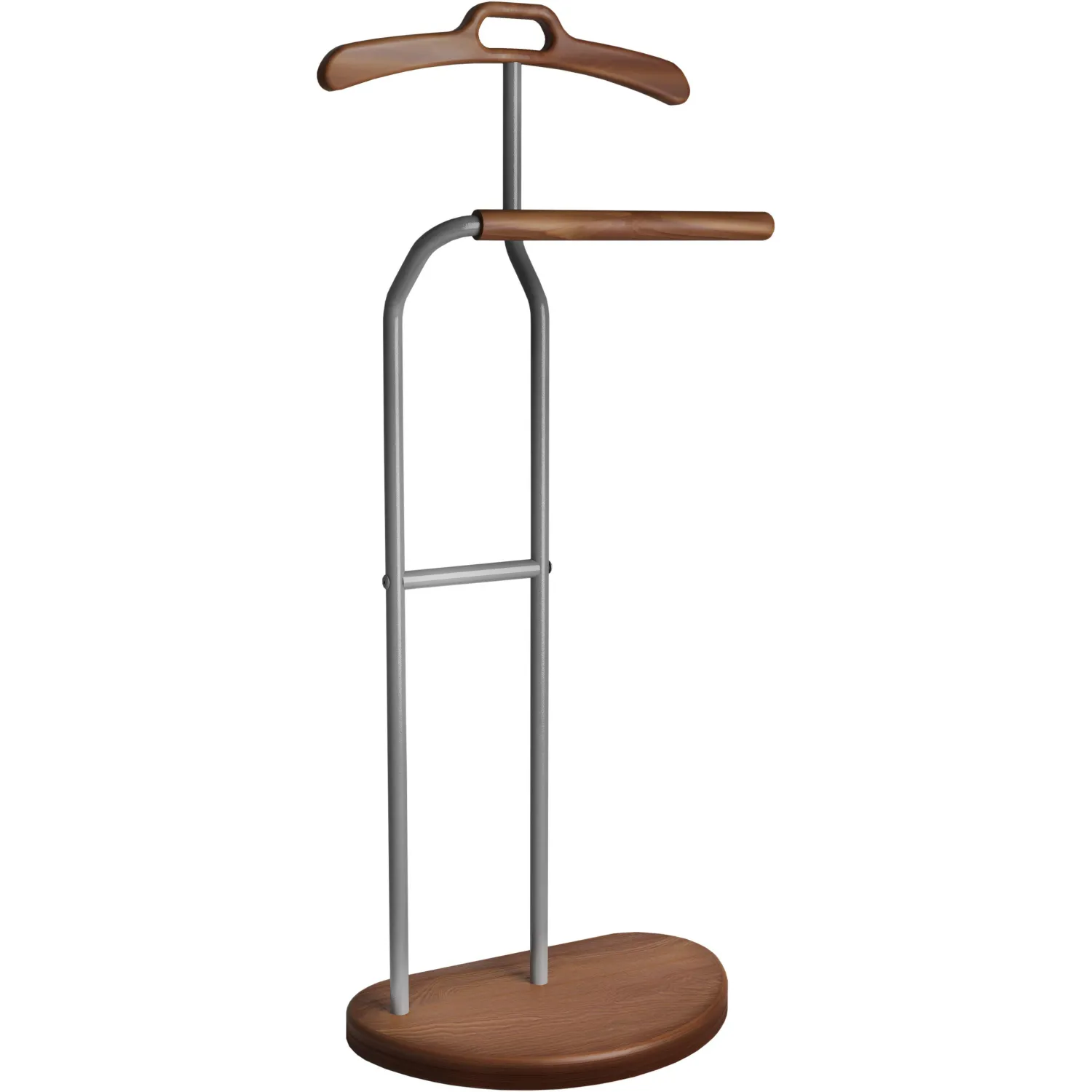 Вешалка ME_костюмная D10 металлик/орех - фото 7