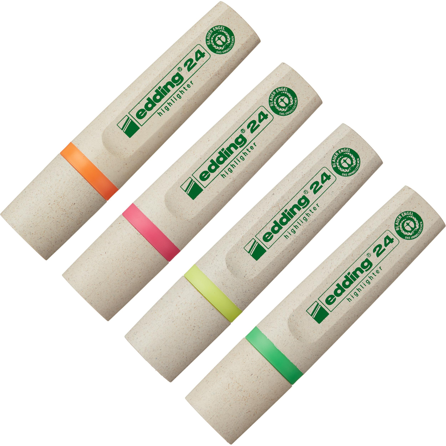 Набор текстовыделителей EDDING ECO E-24/4S 4шт./уп. 1-5мм - фото 2