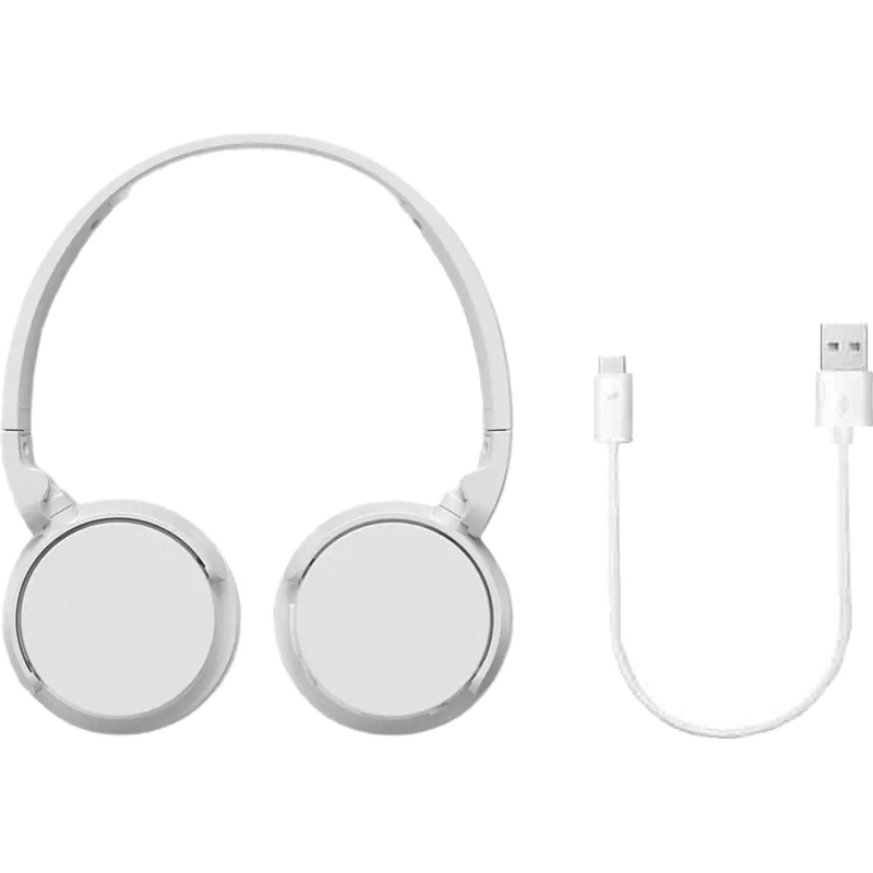 Наушники Philips TAH4209WT/00, Bluetooth, накладные, белый - фото 8