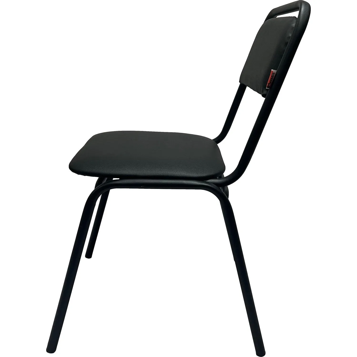 Стул КО_Echair РС01.00.42 каркас черный, к/з черный 201 - фото 6