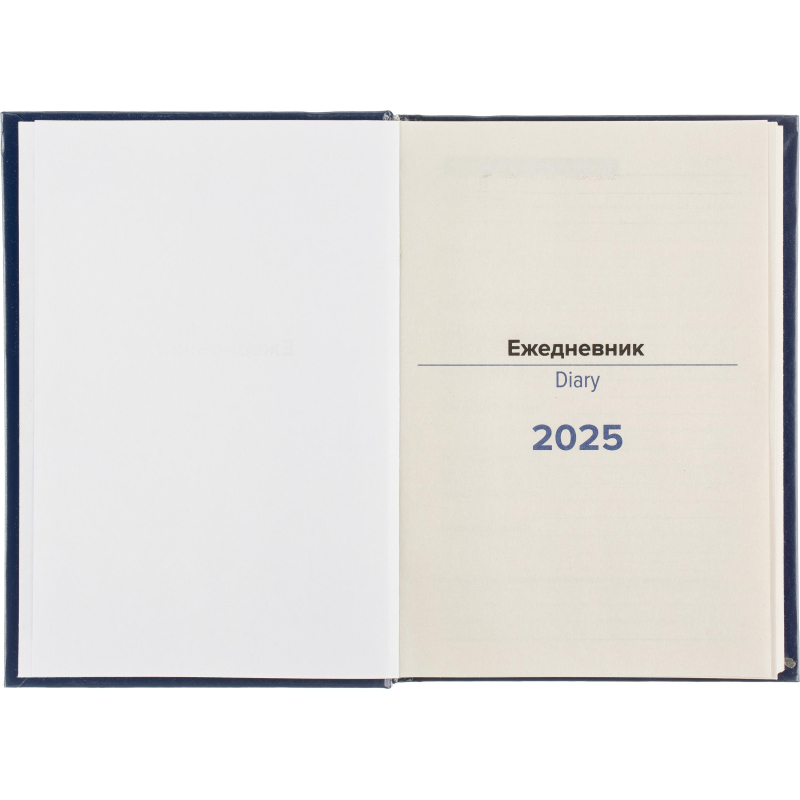 Ежедневник датированный 2025 А5+ бумвинил (синий)  Выбор есть - фото 7