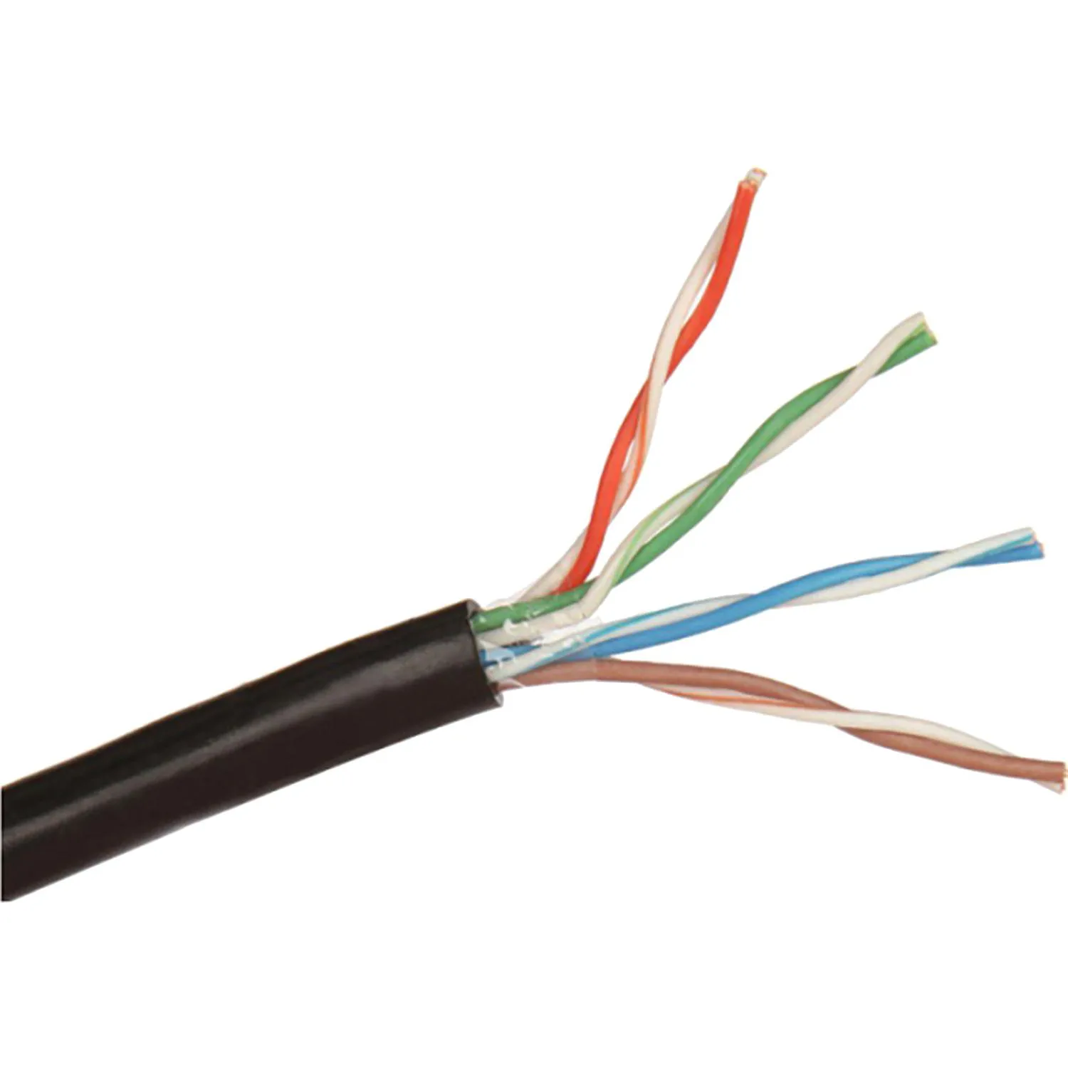 Кабель ExeGate UTP4-C5e-CU-S24-OUT-PE-BK-305-FLUKE UTP - фото 1