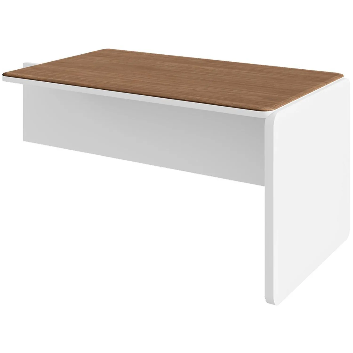 Брифинг Linkor 1611(1400)х800х753 Орех Линкольн/Белый - фото 1