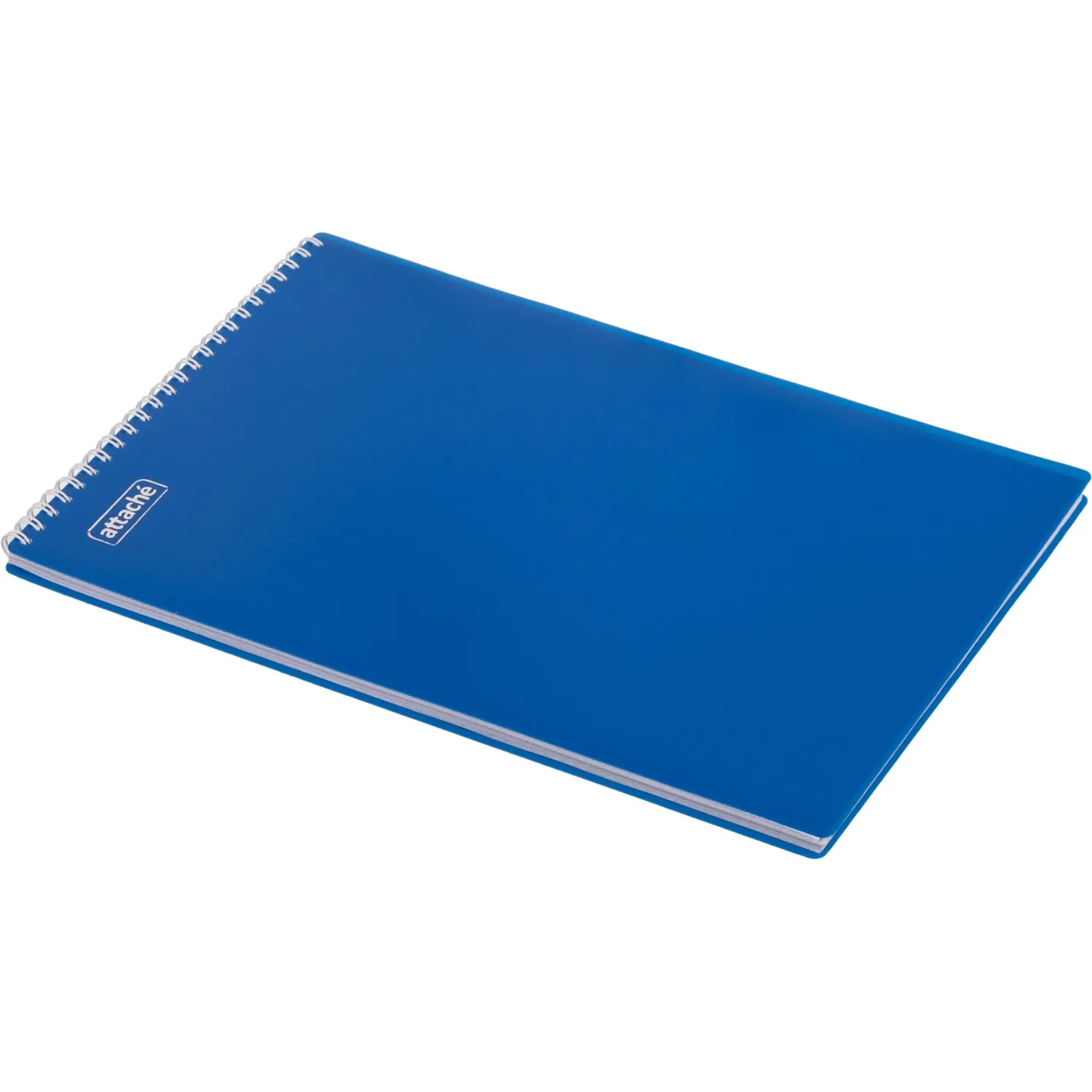 Блокнот на спирали А4 80л  Attache клетка, обложка Plastic - фото 4