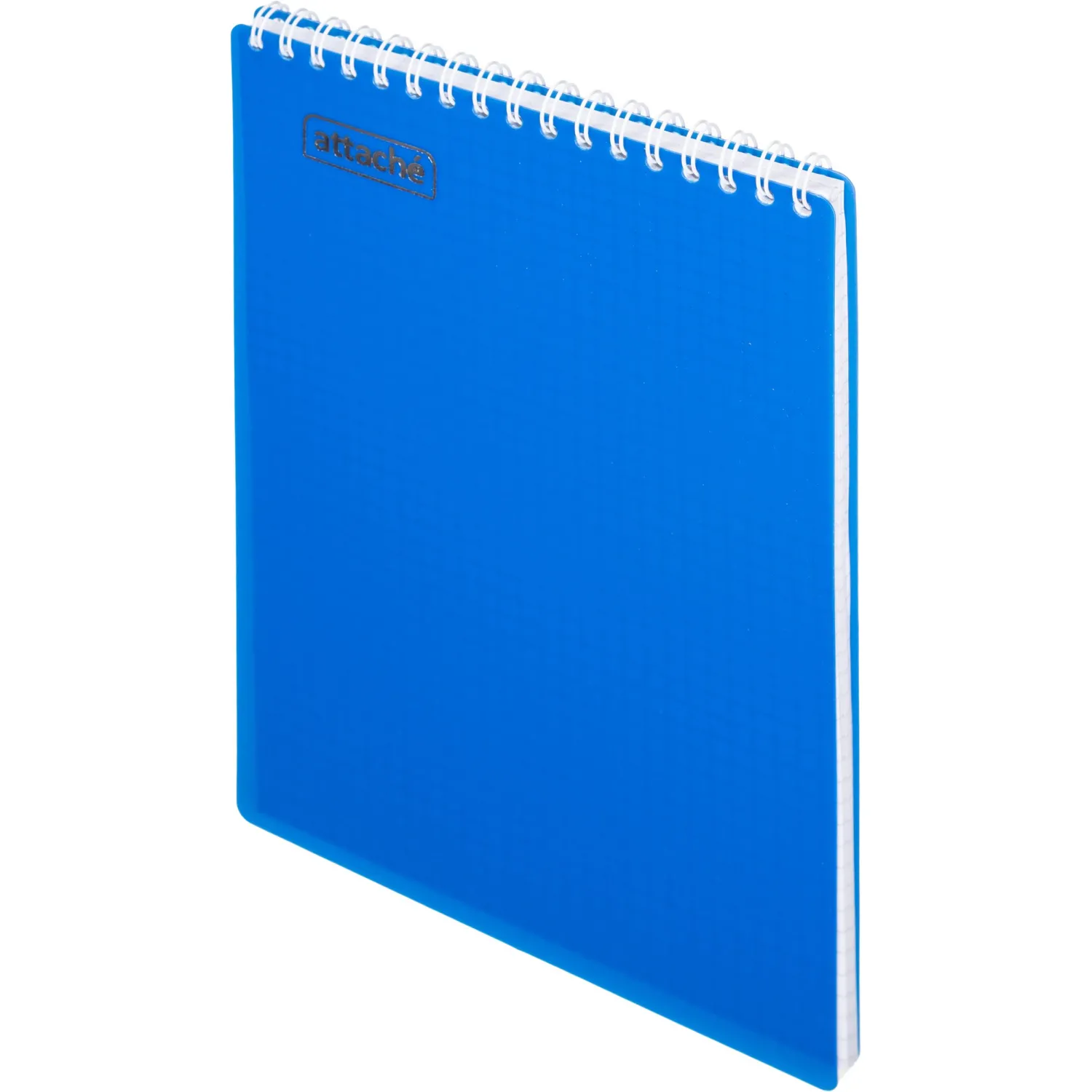 Блокнот на спирали А5 80л  Attache клетка, обложка Plastic - фото 2