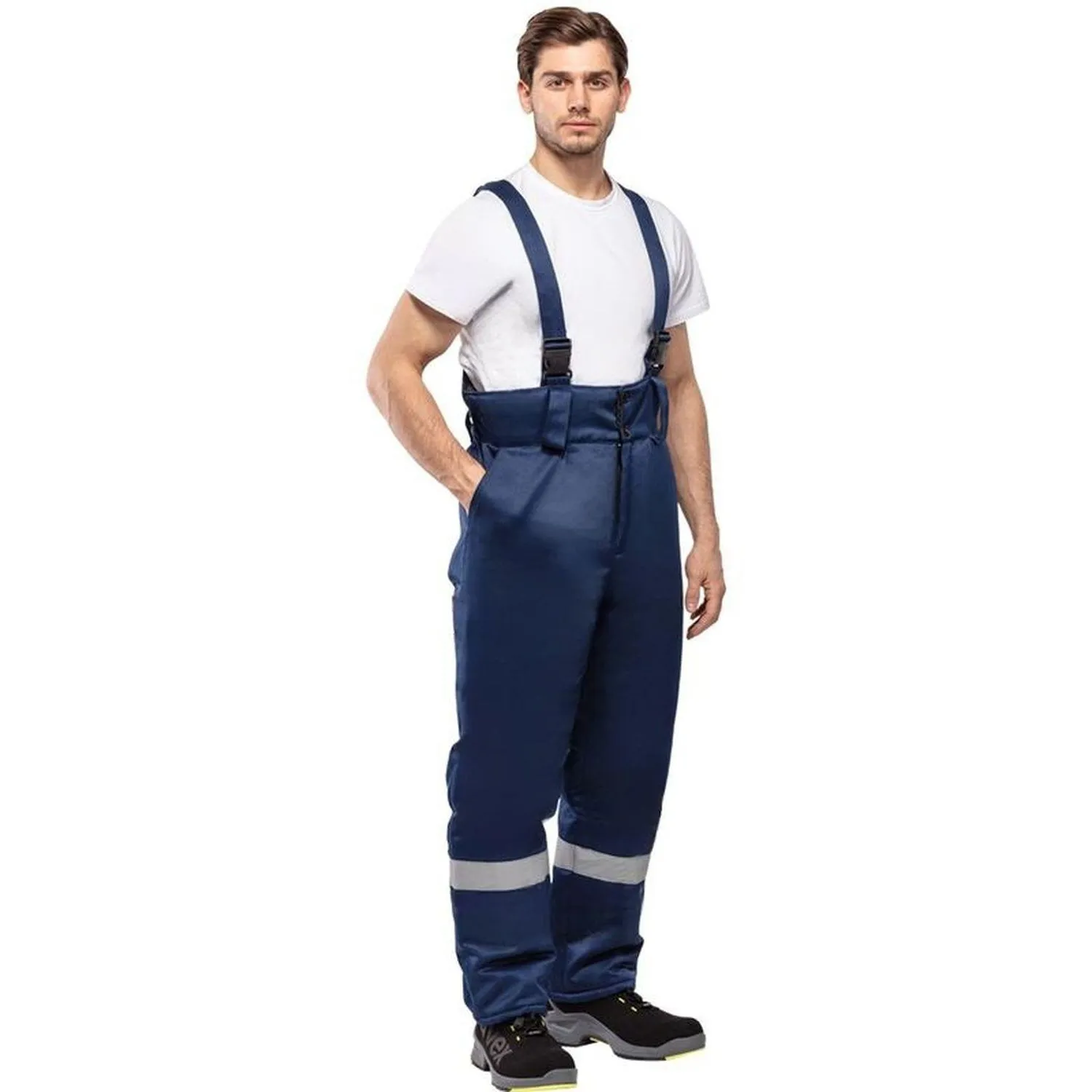 Костюм рабочий зимний муж з43-КБР син/вас (р.56-58) 194-200 (серия З) - фото 11
