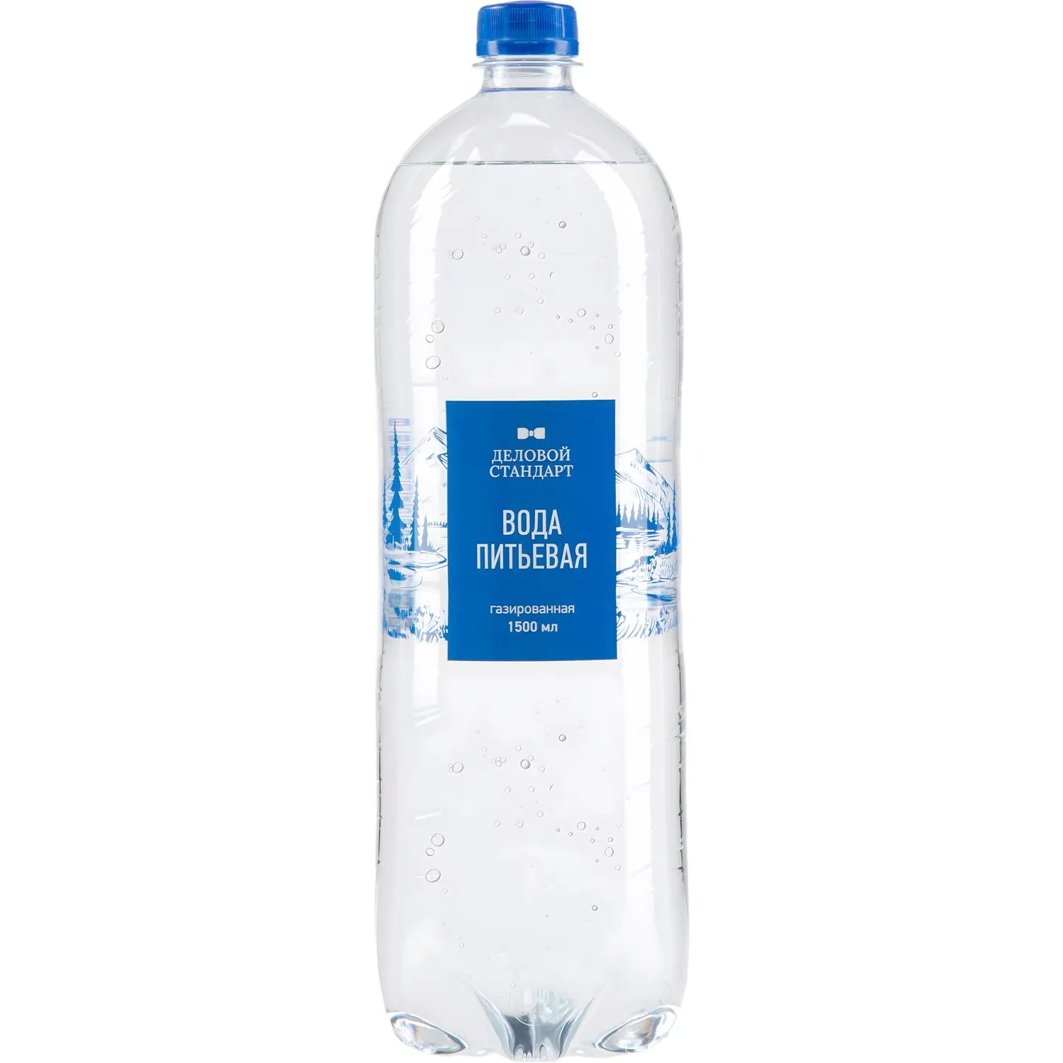 Вода питьевая Деловой Стандарт газ пэт 1,5л - фото 2