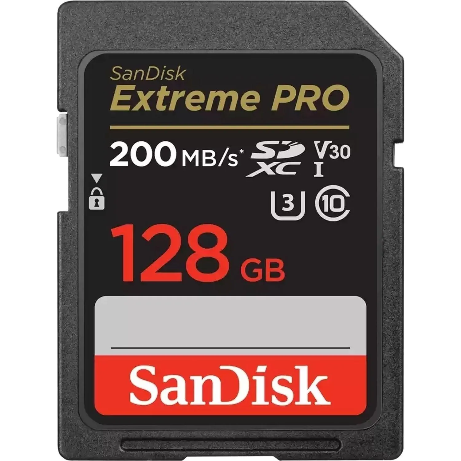 Карта памяти SanDisk ExtremePRO SD UHS/128GB/4K/черн(SDSDXXD-128G-GN4IN) - фото 1