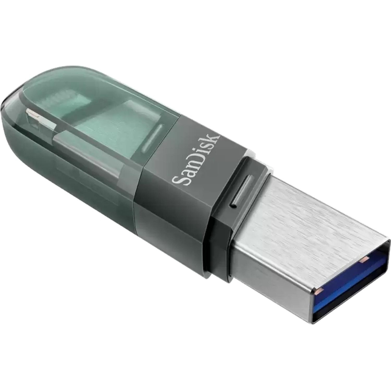 Флеш-память SanDisk  iXpand Flash Drive Flip 128GB/(SDIX90N-128G-GN6NE) - фото 1