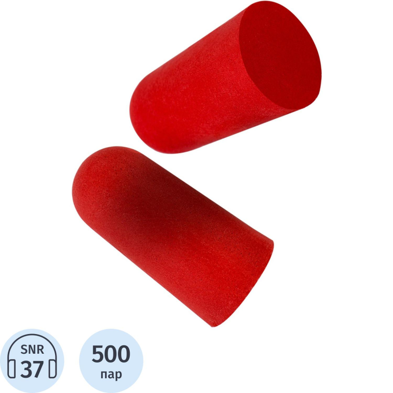 Беруши противошумные JetaSafety 37дБ Silentium 500 пар/уп (JEM20-bag500) - фото 1