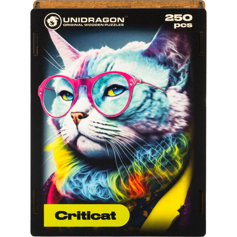 Пазл деревянный UNIDRAGON Pop-Art GlowUp Критикэт 250 pcs - фото 1