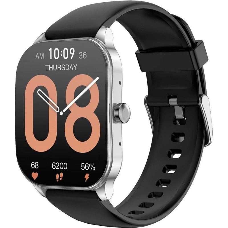Смарт-часы AMAZFIT POP 3S A2318 Metallic Silver AMF-6972596107095 - фото 1