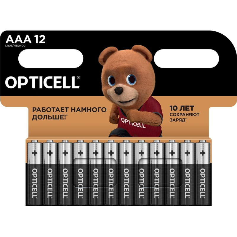 Батарейка OPTICELL Basic AAA 12шт/уп - фото 1