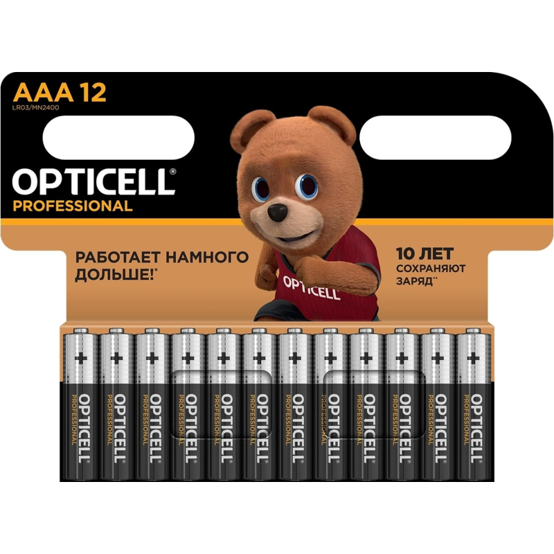 Батарейка OPTICELL Professional AAA 12шт/уп - фото 1