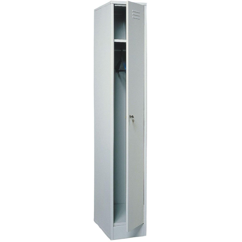 Шкаф для одежды металлический 0MX_P_ШРМ11 1 дв. 300х500х1860 - фото 1