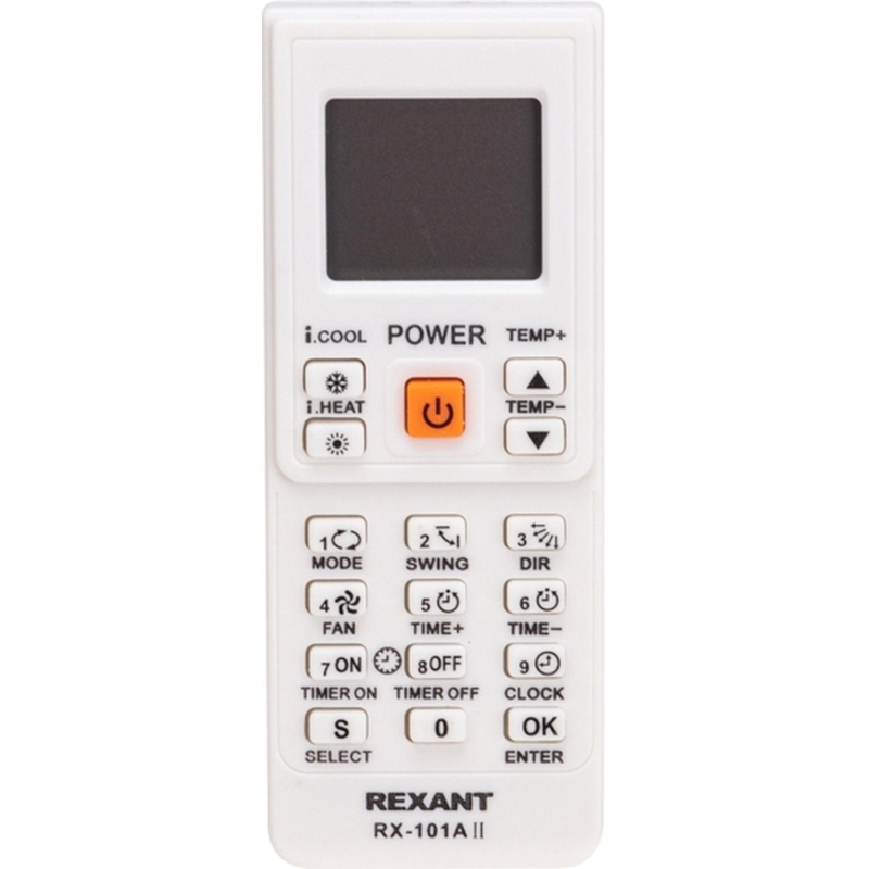 Пульт ДУ для кондиционеров RX-101AII REXANT, 38-0103 - фото 1