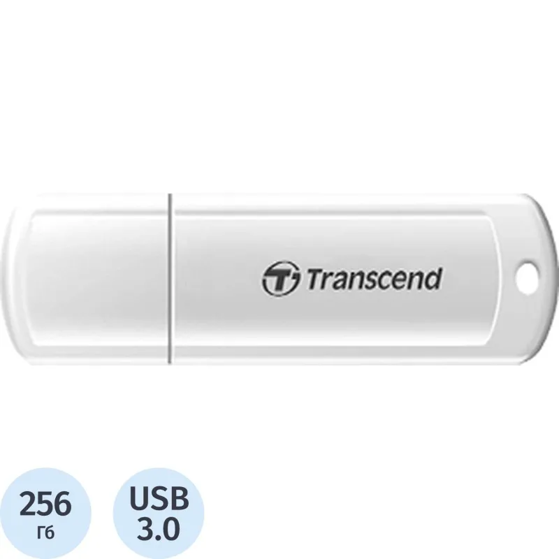 Флеш-память Transcend Jetflash (TS256GJF730)256GB/USB3.1/белый - фото 1