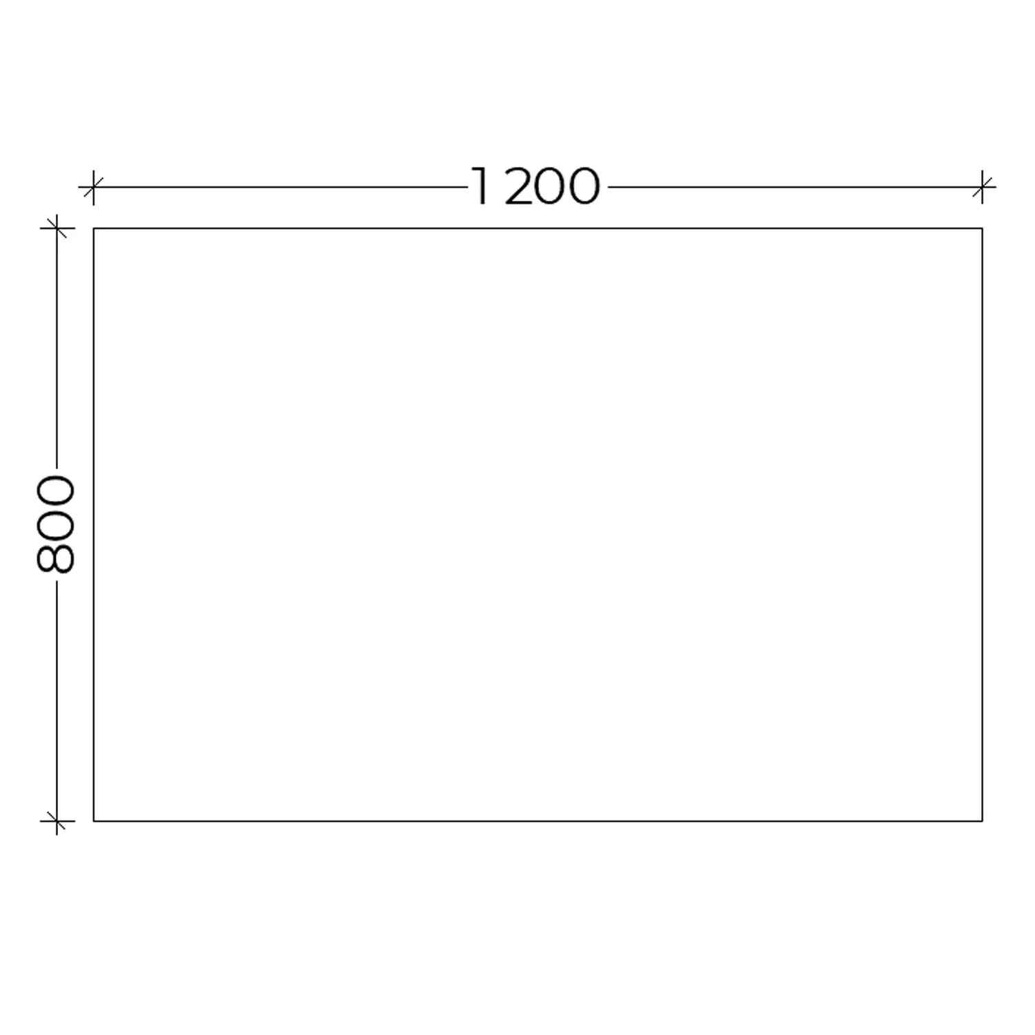 Стол рабочий прямоугольный 1200х800х750 мм (0EP/18504302) - фото 2