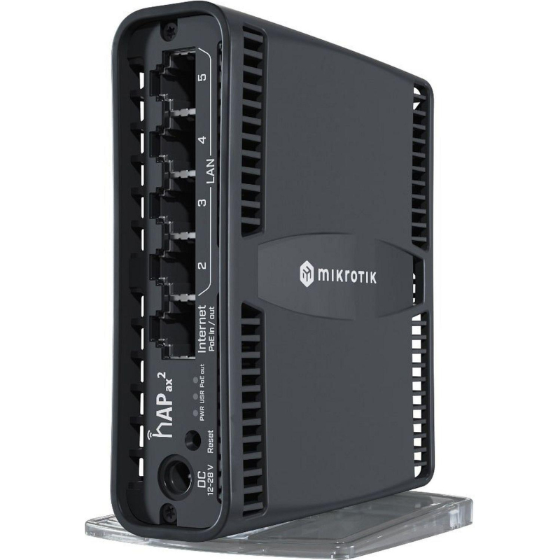 Маршрутизатор MikroTik hAP ax2 C52iG-5HaxD2HaxD-TC 5RJ45x1Gbit 1 POE - фото 1