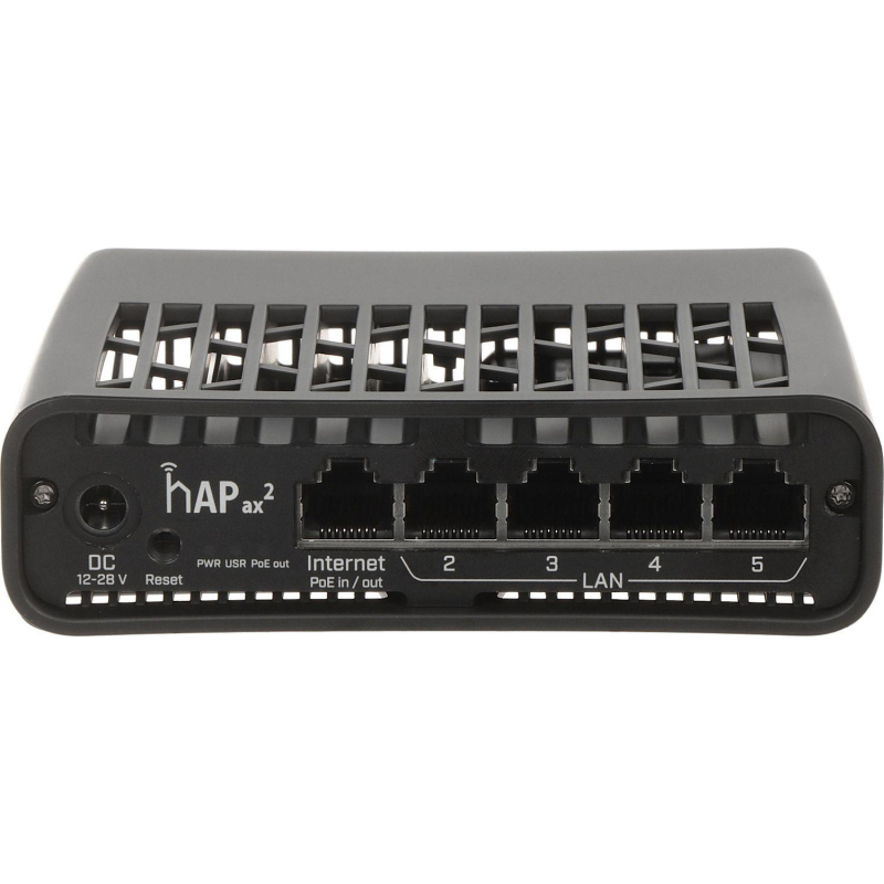 Маршрутизатор MikroTik hAP ax2 C52iG-5HaxD2HaxD-TC 5RJ45x1Gbit 1 POE - фото 3