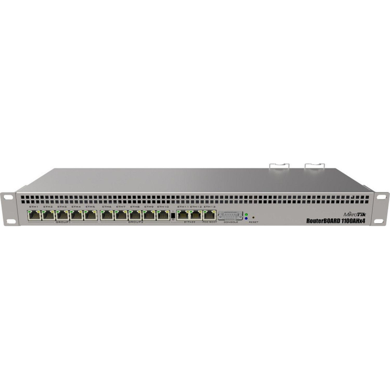 Маршрутизатор MikroTik RB1100AHx4 (RB1100x4) 13x1Gbit 1хmicroSD 802.3at - фото 1
