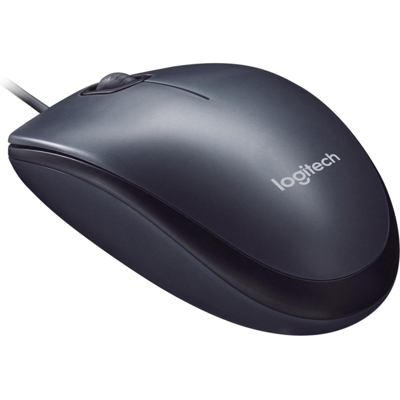 Мышь компьютерная Logitech M90 [910-001795] проводная, черный - фото 5