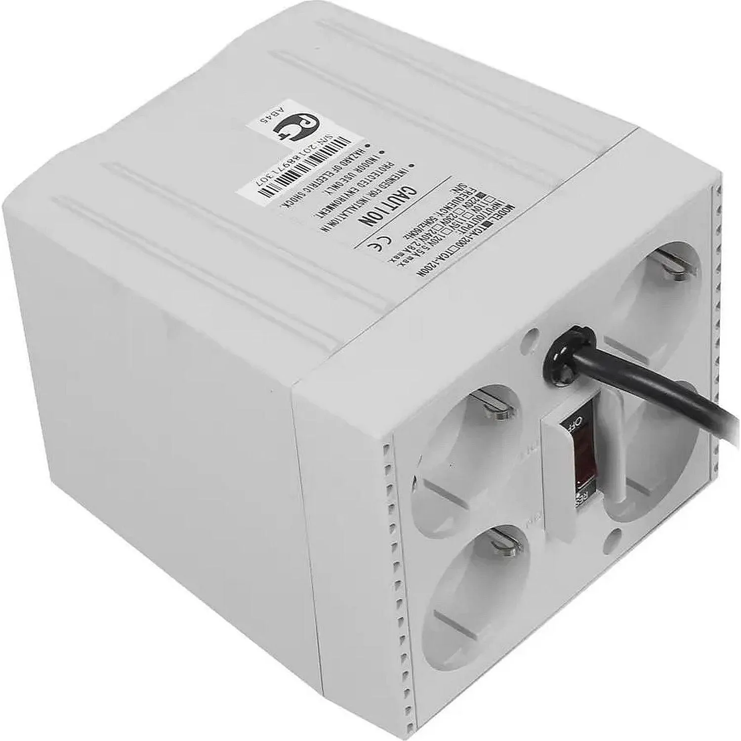 Стабилизатор напряжения Powercom TCA-1200 600Вт 1200ВА - фото 3