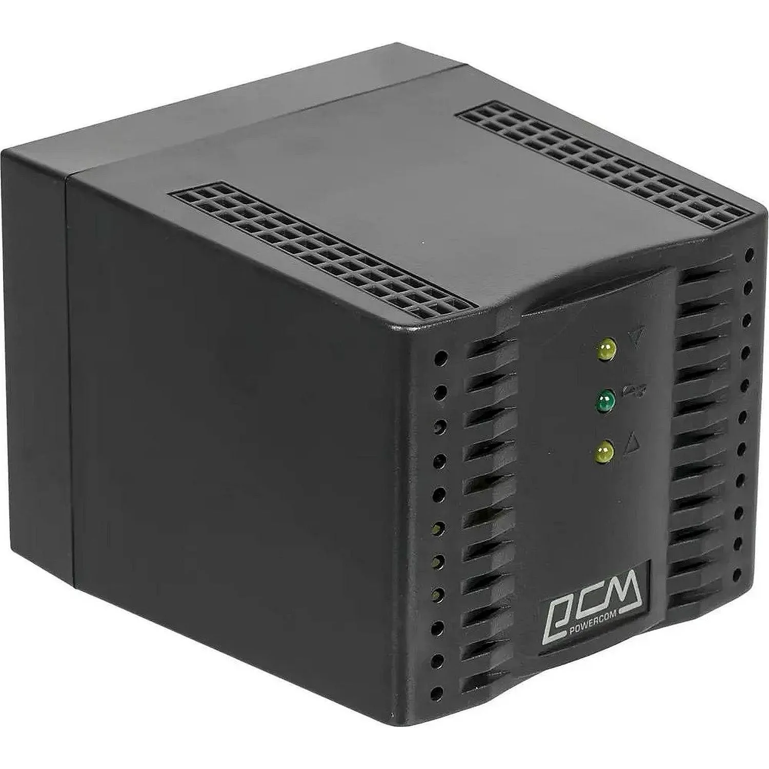 Стабилизатор напряжения Powercom TCA-2000 1000Вт 2000ВА черный - фото 1