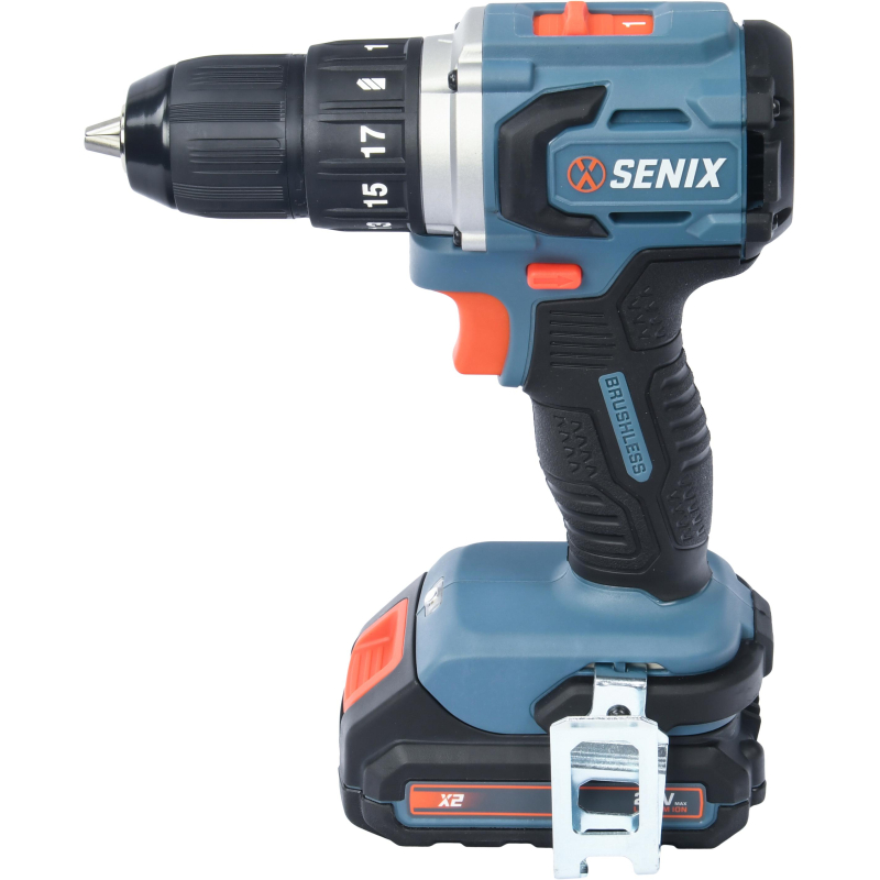 Дрель-шуруповерт аккумуляторный SENIX PDDX2-M2-EU SET - фото 1