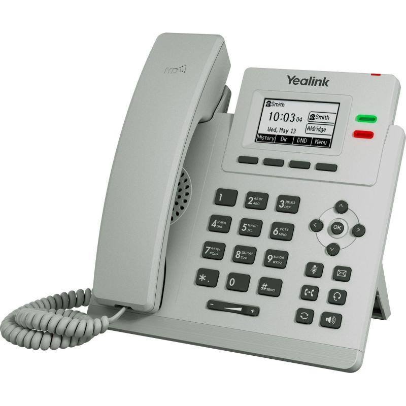 IP-телефон Yealink SIP-T31P Light Gray, цвет светло-серый, 2 аккаунта, PoE - фото 1