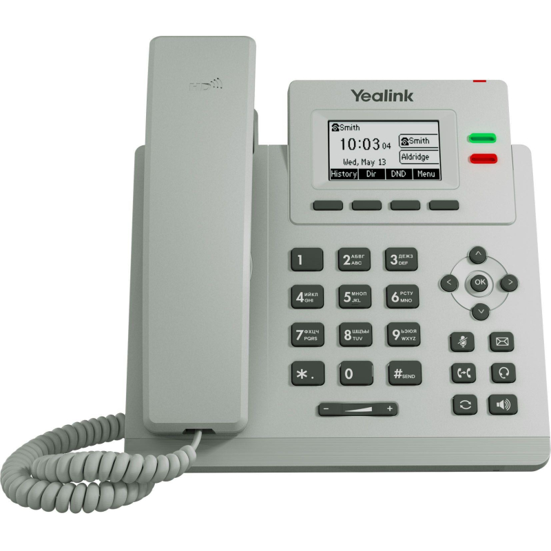 IP-телефон Yealink SIP-T31P Light Gray, цвет светло-серый, 2 аккаунта, PoE - фото 2