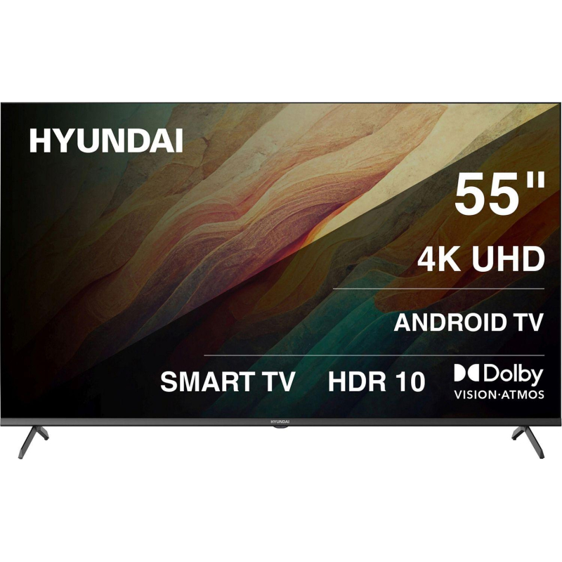Телевизор Hyundai H-LED55BU7009, UHD, смарт (Android TV) - фото 1
