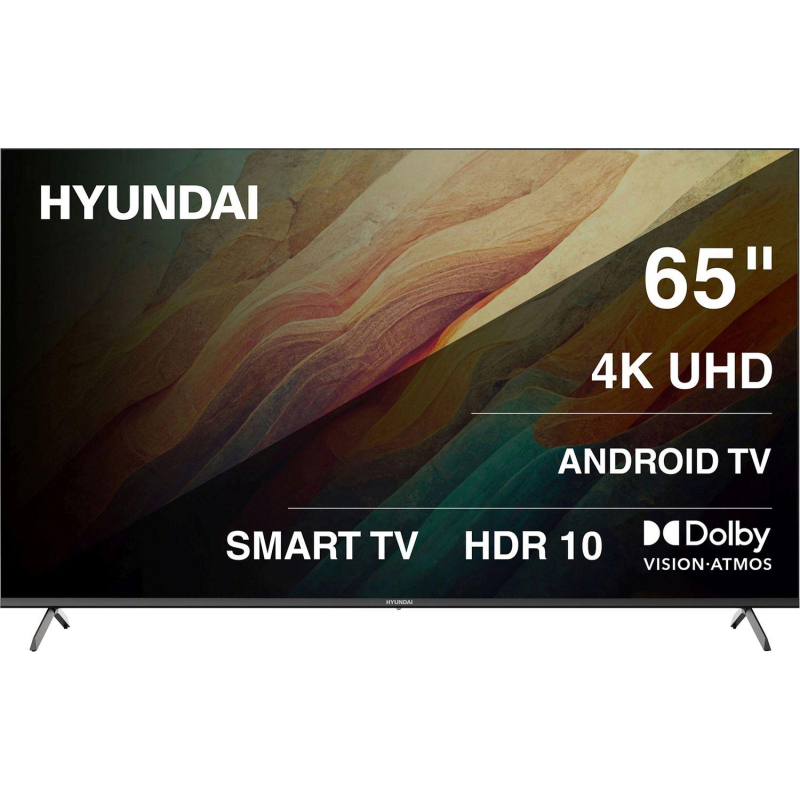 Телевизор Hyundai H-LED65BU7009, UHD, смарт (Android TV) - фото 1