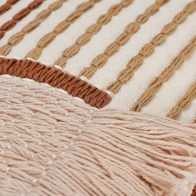 Наволочка Чехол на подушку декор.Beige geometry из коллекции Ethnic,35х60см - фото 4