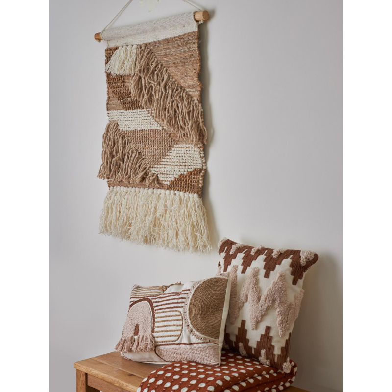 Наволочка Чехол на подушку декор.Beige geometry из коллекции Ethnic,35х60см - фото 6