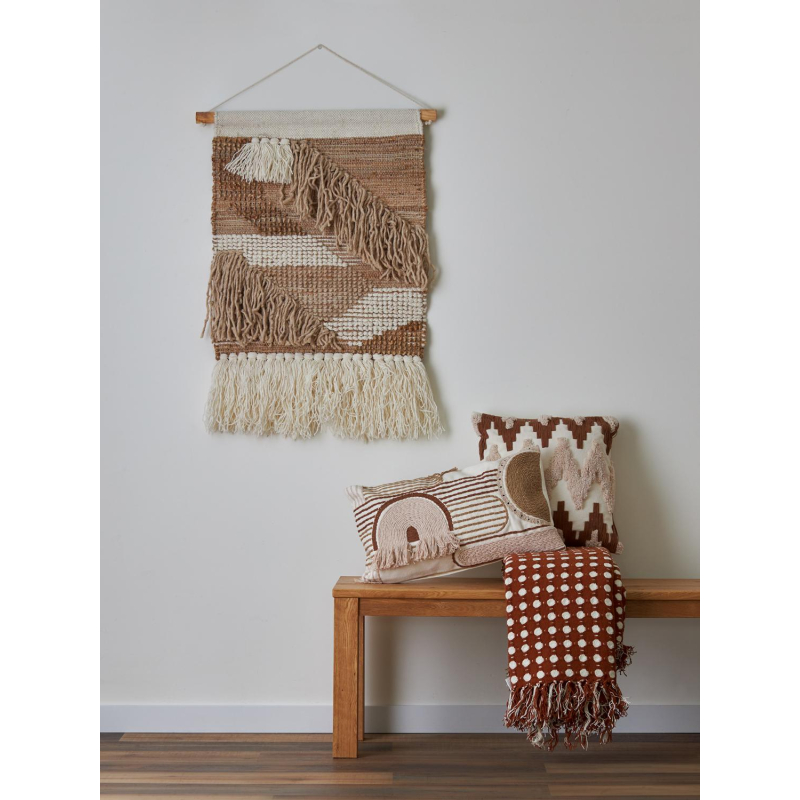 Наволочка Чехол на подушку декор.Beige geometry из коллекции Ethnic,35х60см - фото 7