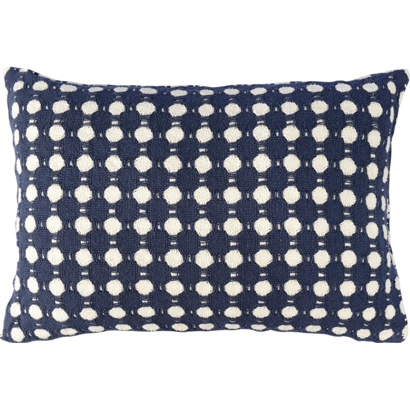 Наволочка Чехол на подушку,хлопок Polka dots темн-синего цв Essential,40x60 - фото 1