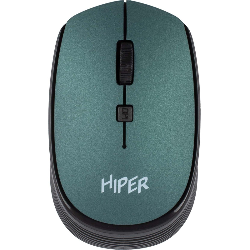 Мышь компьютерная HIPER (HOMW-084) беспроводная/зеленая - фото 2