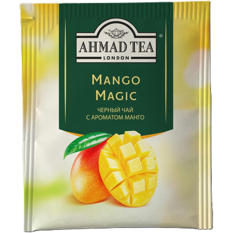 Чай Ahmad Tea Чай Магия Манго, черный, пакетики в конвертах, 100х1,5г/уп - фото 2