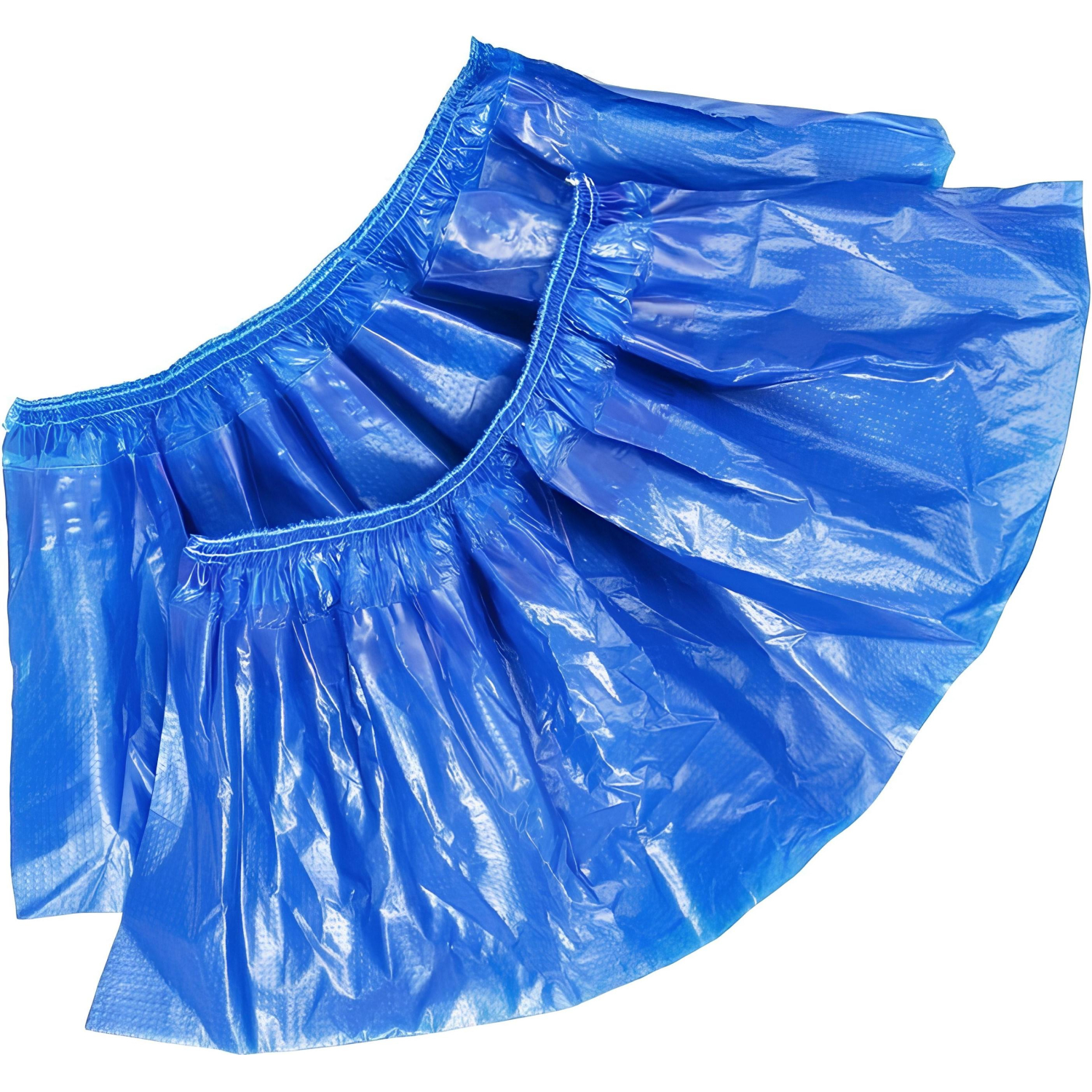 Бахилы п/э Elegreen Особопр. (с2.р)дв,син,ГППНД2-8/18/2р-С-С 6г,50пар/уп - фото 5