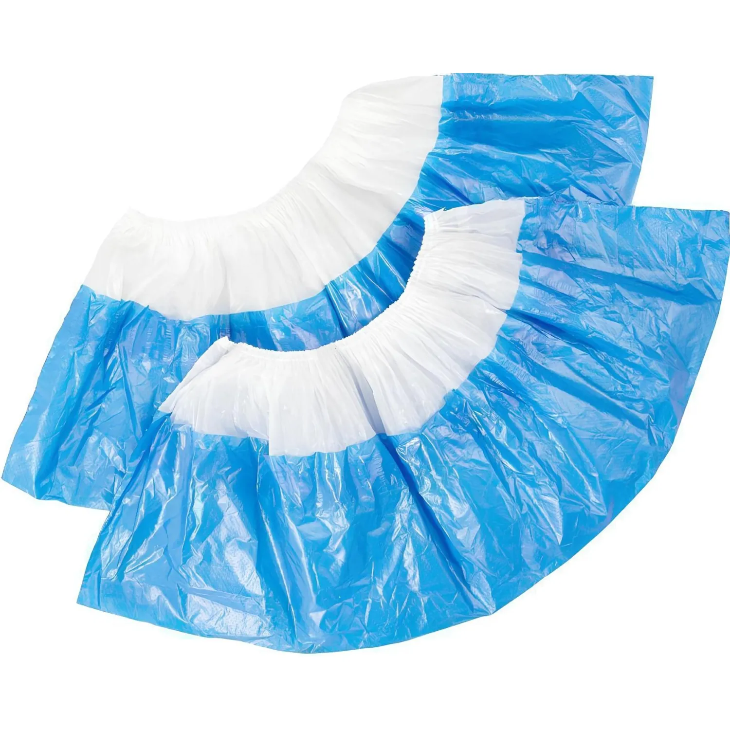 Бахилы п/э Elegreen Экстра с дв.п.,б-син,ГППНД-8/8/1р-Б-С/500,3г,500пар/уп - фото 5