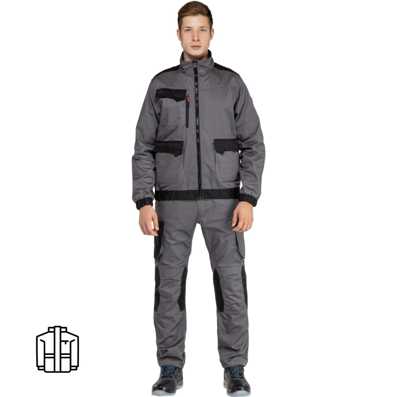 Куртка летняя муж MACH2 сер/оранж р.XXL (арт. M2VE3GOXX) - фото 1