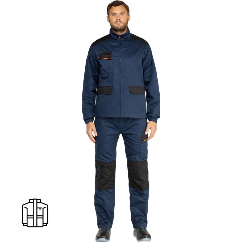 Куртка летняя муж MACH1 Range цв. cиний/оранж, р.XXL(арт.M1VE2BMXX) - фото 1